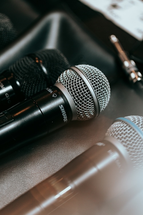 Des micros dynamique de la marque Shure